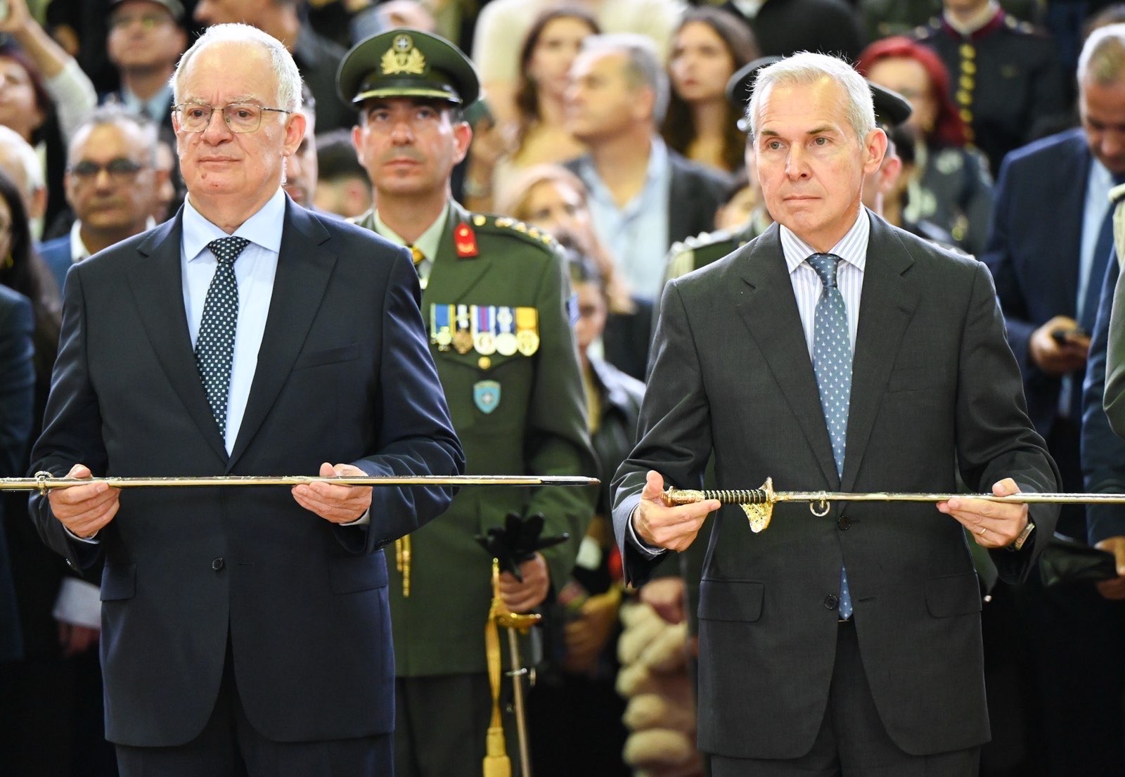 Παρουσία ΥΦΕΘΑ Θανάση Δαβάκη στην Τελετή Ορκωμοσίας των Νέων Αξιωματικών της Στρατιωτικής Σχολής Αξιωματικών Σωμάτων (ΣΣΑΣ)