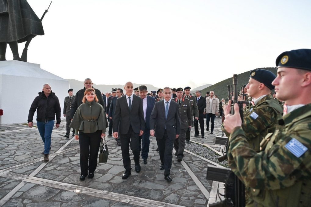 Παρουσία ΥΦΕΘΑ Θανάση Δαβάκη στην τελετή αναπαράστασης της Μάχης του Καλπακίου