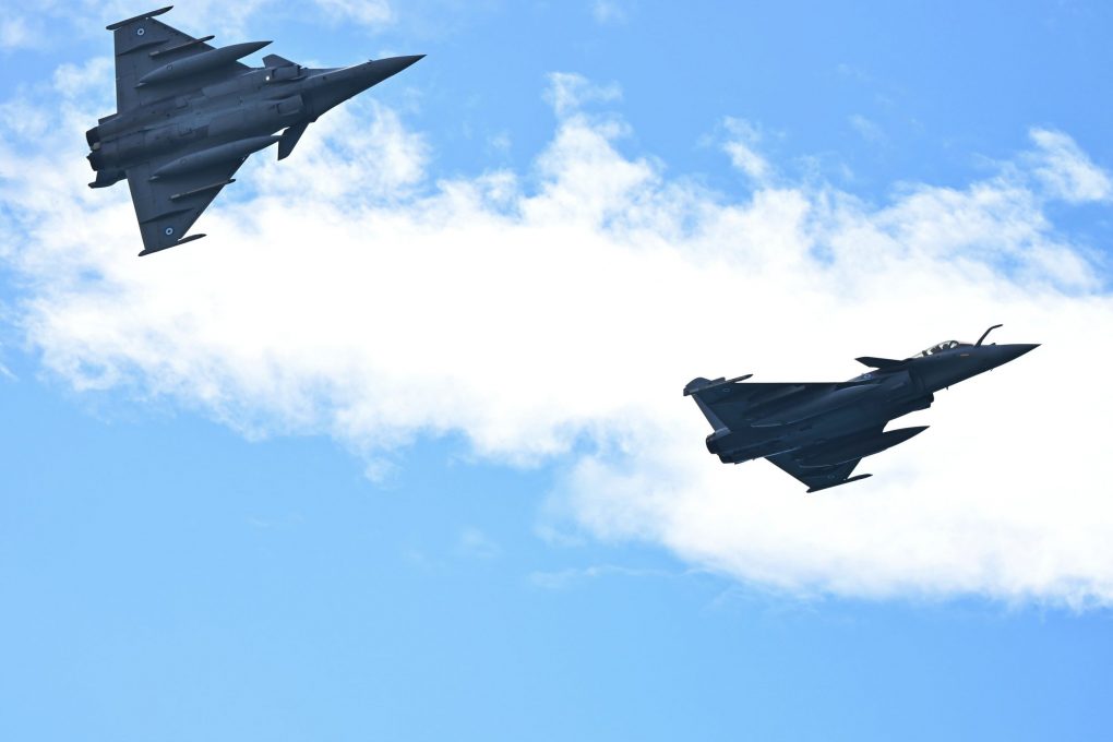 Παρουσία ΥΕΘΑ Νίκου Δένδια στην αεροπορική επίδειξη της Π.Α. στον Φλοίσβο του Παλαιού Φαλήρου, στο πλαίσιο του Εορτασμού για τον Προστάτη της Αρχάγγελο Μιχαήλ