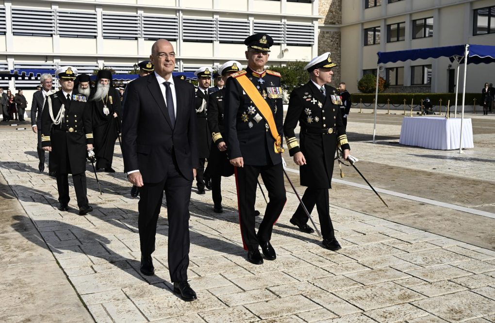 Παρουσία ΥΕΘΑ Νίκου Δένδια στην τελετή επίσημου εορτασμού του Προστάτη του Πολεμικού Ναυτικού Aγίου Νικολάου στη ΣΝΔ