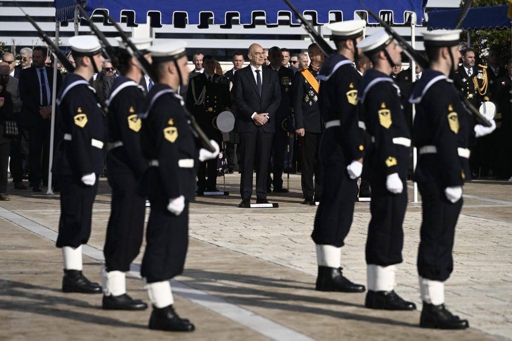 Παρουσία ΥΕΘΑ Νίκου Δένδια στην τελετή επίσημου εορτασμού του Προστάτη του Πολεμικού Ναυτικού Aγίου Νικολάου στη ΣΝΔ