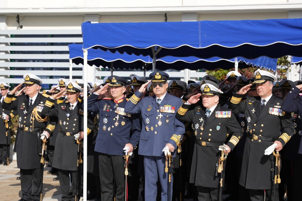 Παρουσία ΥΕΘΑ Νίκου Δένδια στην τελετή επίσημου εορτασμού του Προστάτη του Πολεμικού Ναυτικού Aγίου Νικολάου στη ΣΝΔ