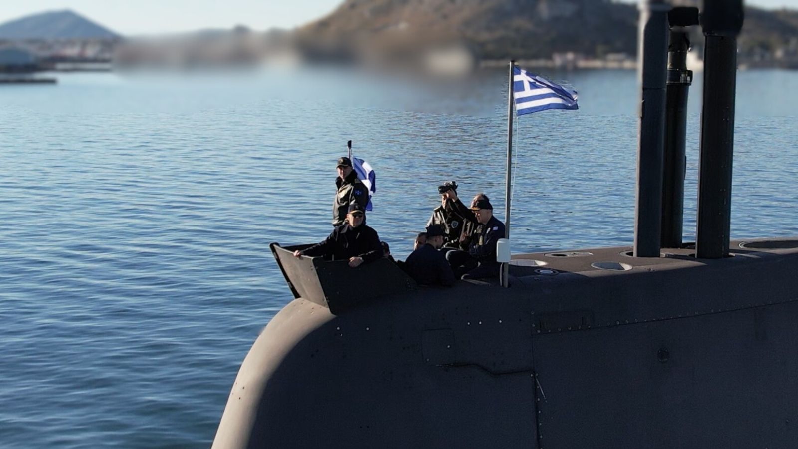 Ο ΥΕΘΑ Νίκος Δένδιας παρακολούθησε βολή νέου τύπου τορπίλης από το Υ/Β «ΠΙΠΙΝΟΣ»