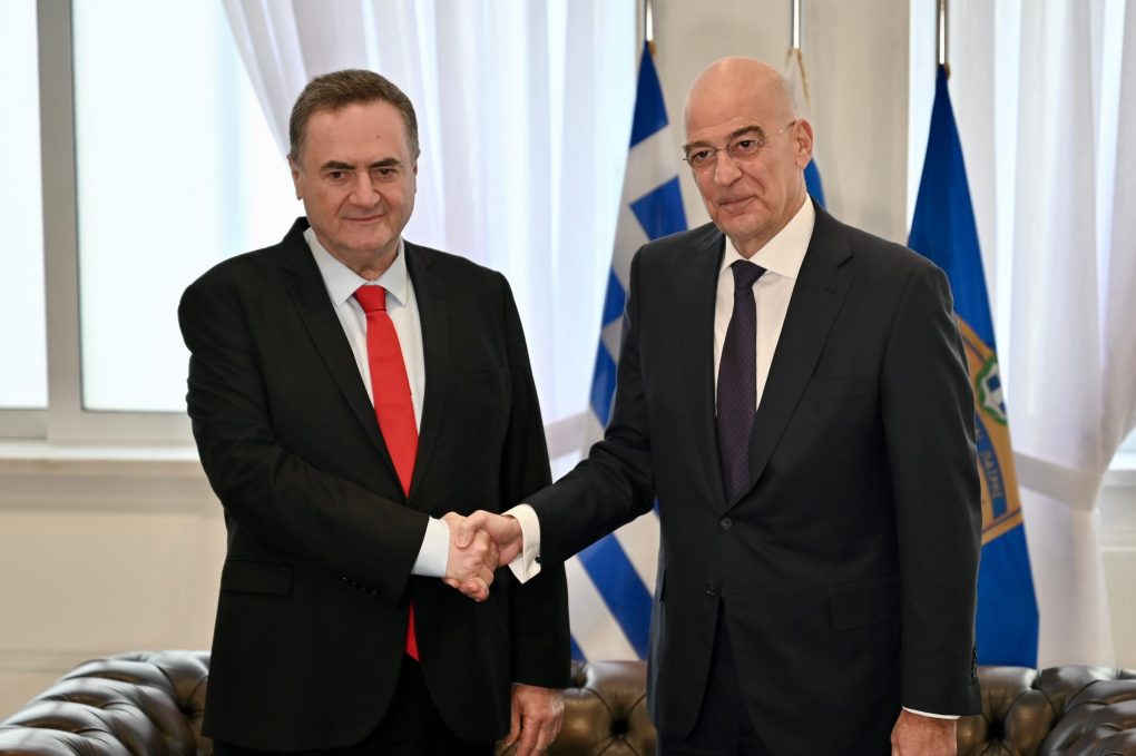 Συνάντηση ΥΕΘΑ Νίκου Δένδια με τον Υπουργό Άμυνας του Ισραήλ Israel Katz