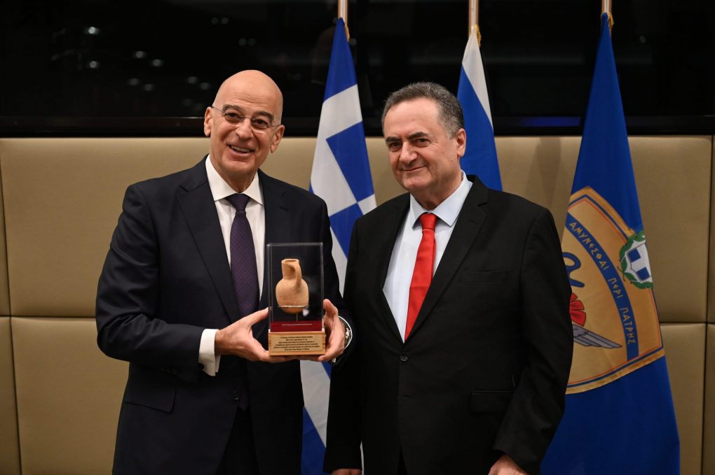 Συνάντηση ΥΕΘΑ Νίκου Δένδια με τον Υπουργό Άμυνας του Ισραήλ Israel Katz