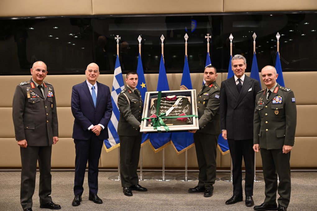 Παρουσία ΥΕΘΑ Ν. Δένδια στην τελετή απονομής βαθμού Ταξιάρχου ε.τ. στον Νικόλαο Κοσμάτο