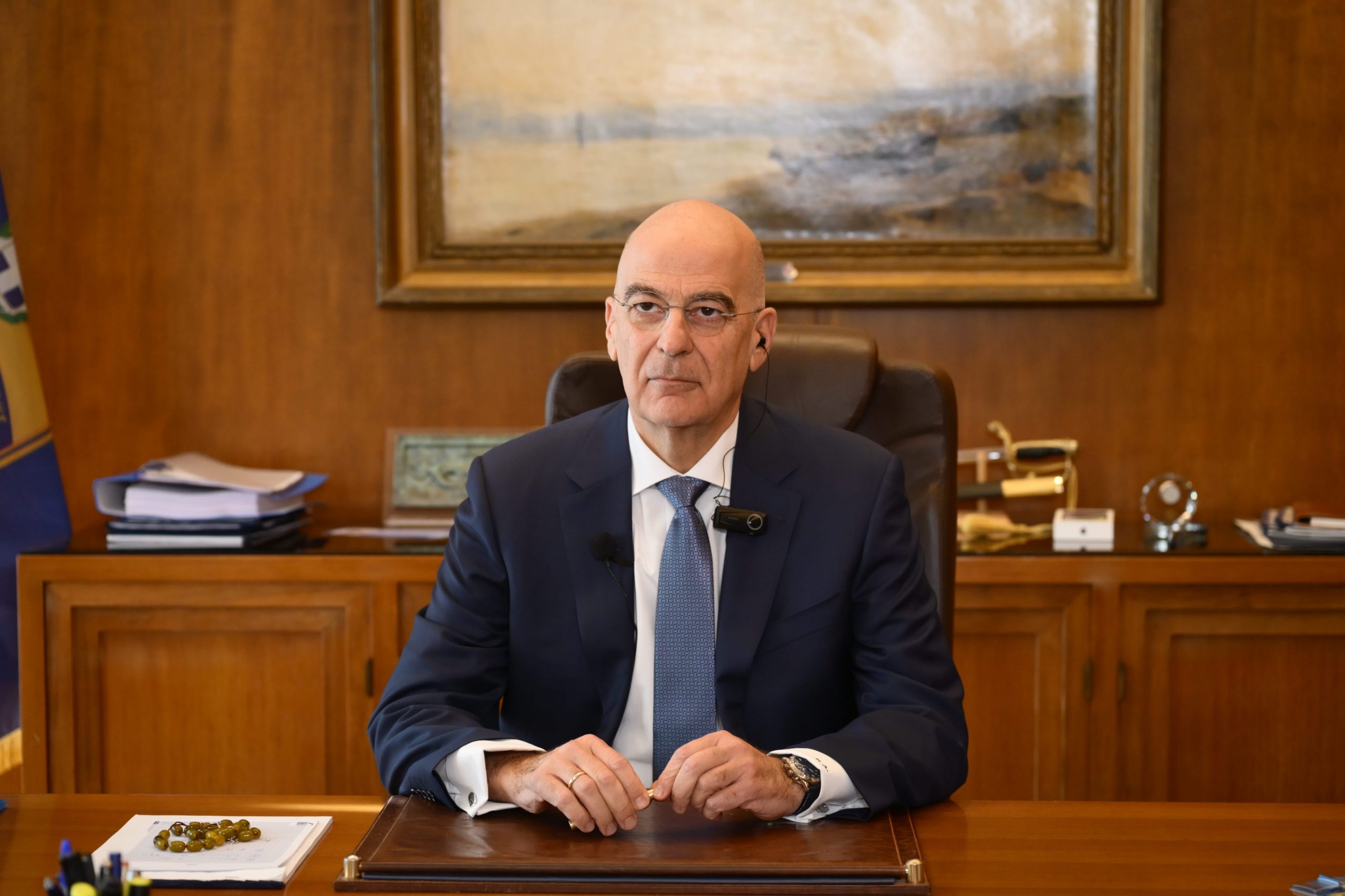 Συνέντευξη ΥΕΘΑ Νίκου Δένδια στην εκπομπή του τηλεοπτικού σταθμού OPEN και στους δημοσιογράφους Νίκο Στραβελάκη και Μίνα Καραμήτρου