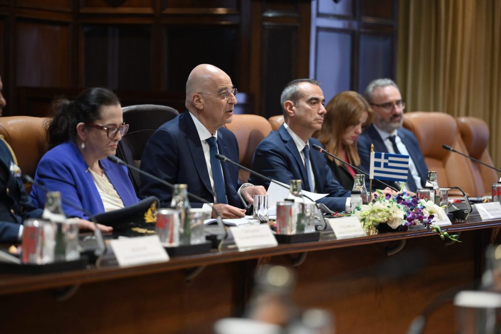 Συνάντηση ΥΕΘΑ Ν. Δένδια με τον ΥΠΑΜ της Ινδίας Ρ. Σινγκ και ολοκλήρωση της επίσκεψής του στο Νέο Δελχί