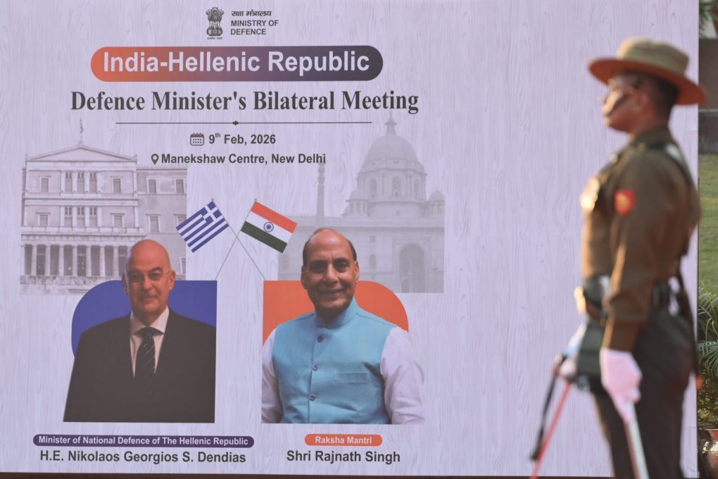 Συνάντηση ΥΕΘΑ Ν. Δένδια με τον ΥΠΑΜ της Ινδίας Ρ. Σινγκ και ολοκλήρωση της επίσκεψής του στο Νέο Δελχί
