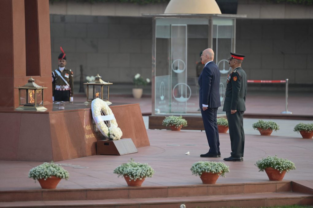 Συνάντηση ΥΕΘΑ Ν. Δένδια με τον ΥΠΑΜ της Ινδίας Ρ. Σινγκ και ολοκλήρωση της επίσκεψής του στο Νέο Δελχί