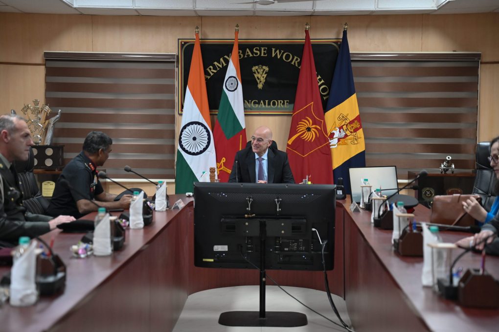 Συνάντηση ΥΕΘΑ Ν. Δένδια με τον ΥΠΑΜ της Ινδίας Ρ. Σινγκ και ολοκλήρωση της επίσκεψής του στο Νέο Δελχί