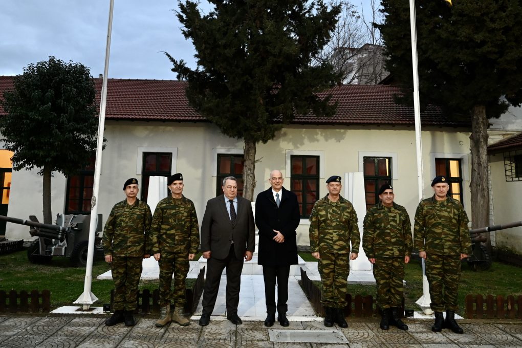 Επίσκεψη ΥΕΘΑ Νίκου Δένδια στην έδρα της XXI Τεθωρακισμένης Ταξιαρχίας (ΧΧΙ ΤΘΤ), στην Κομοτηνή