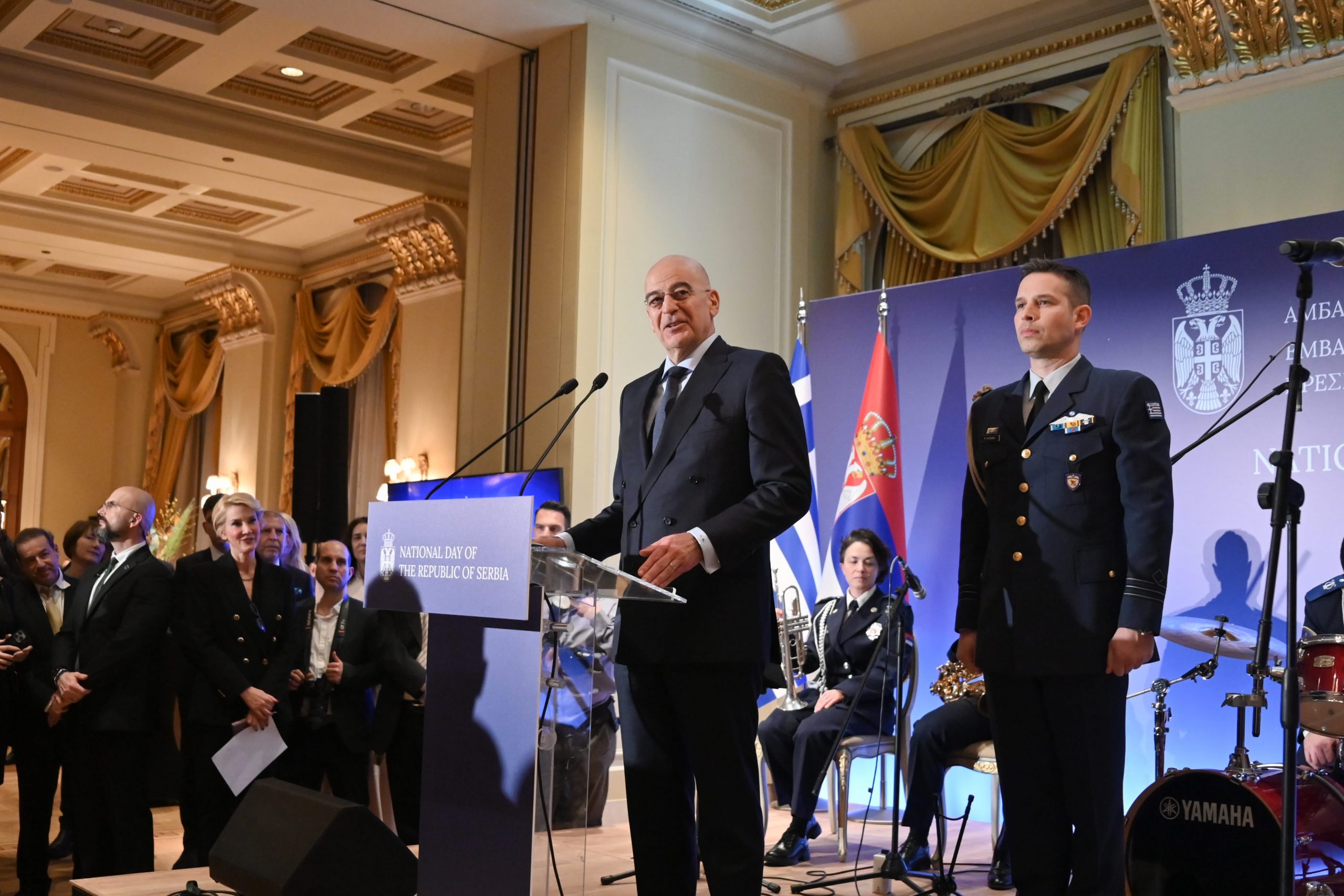 Παρουσία ΥΕΘΑ Νίκου Δένδια στον Εορτασμό της Εθνικής Εορτής της Σερβίας