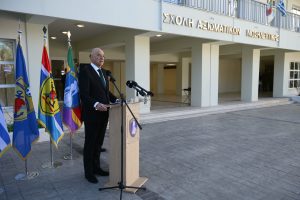 Παρουσία ΥΕΘΑ Νίκου Δένδια στην τελετή Ονοματοδοσίας των Κτιρίων Διαβίωσης της Σχολής Αξιωματικών Νοσηλευτικής (ΣΑΝ)