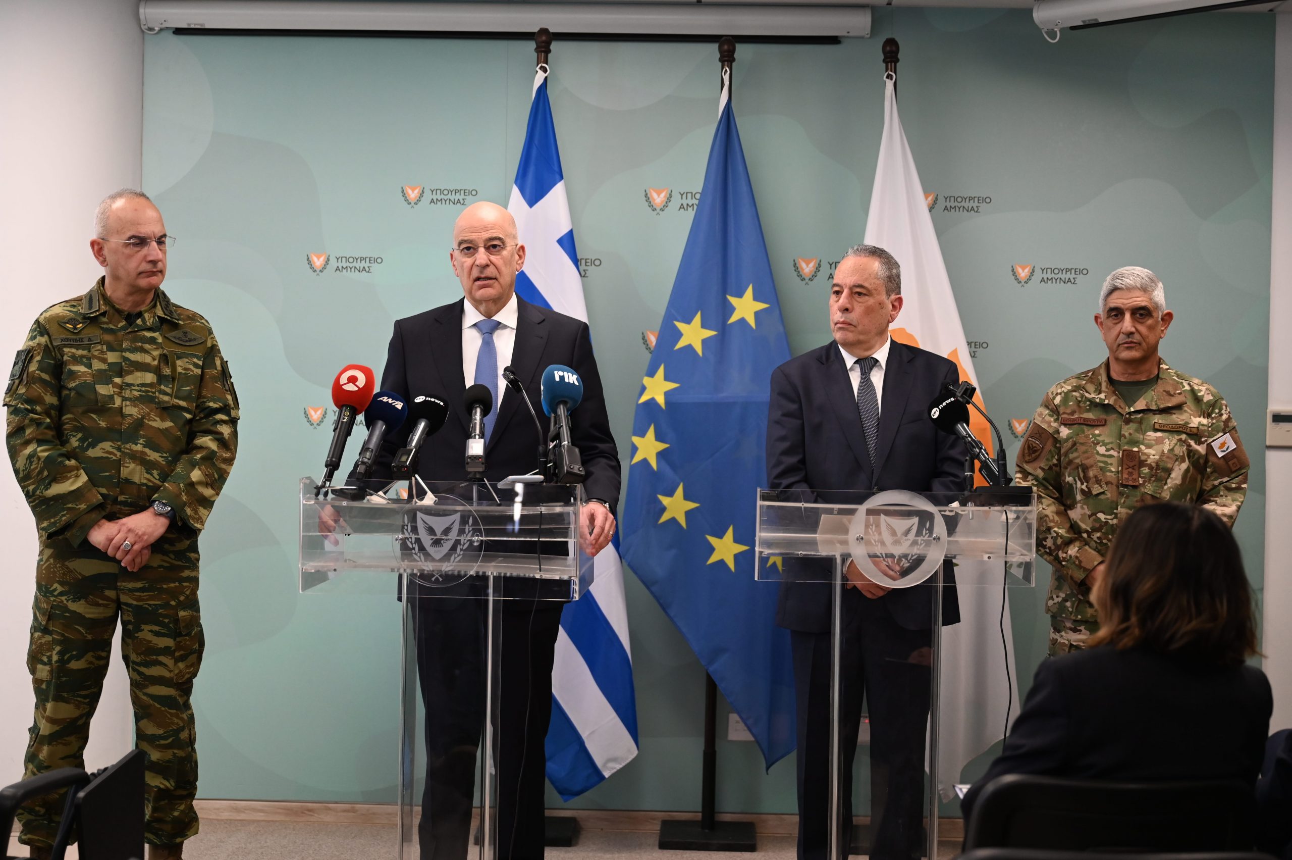 Επίσκεψη ΥΕΘΑ Νίκου Δένδια στην Κύπρο