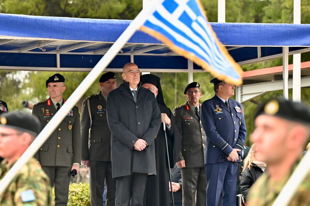 Παρουσία ΥΕΘΑ Ν. Δένδια στην Ορκωμοσία των Νεοσύλλεκτων Οπλιτών της 2026 Α΄ ΕΣΣΟ, στον Αυλώνα