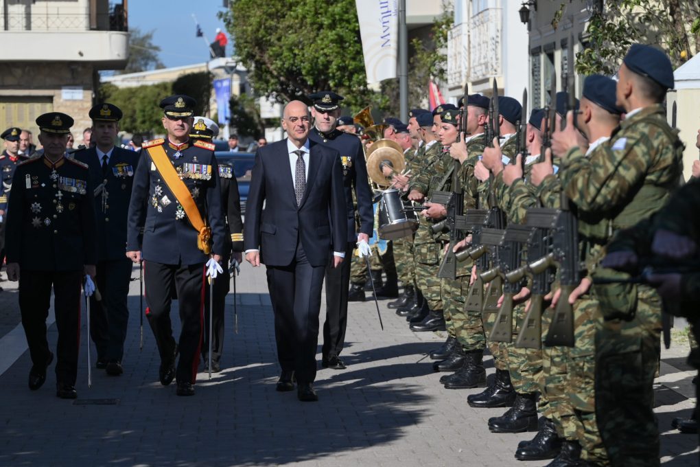 Παρουσία ΥΕΘΑ Ν. Δένδια στην Επετειακή Παρέλαση για τον Εορτασμό της 25ης Μαρτίου 1821 στην Ι.Π. Μεσολογγίου