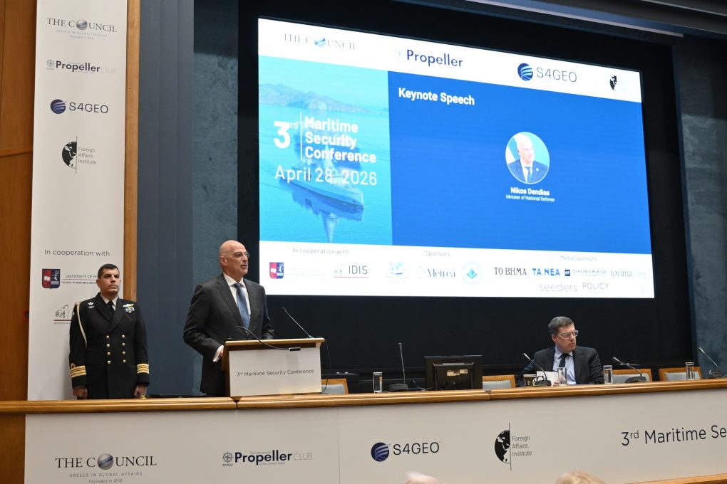 Παρουσία Υπουργού Εθνικής Άμυνας Ν. Δένδια στο 3ο Διεθνές Συνέδριο Θαλάσσιας Ασφάλειας