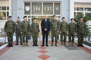 Επίσκεψη Υπουργού Εθνικής Άμυνας Νίκου Δένδια στο 306 ΕΒΤ στις Αχαρνές