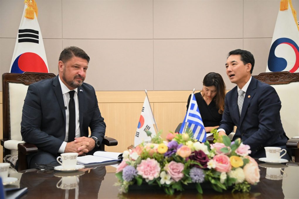 DepMin Nikolaos Hardalias meets with the Minister of Patriots and ...