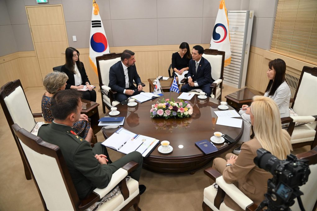 DepMin Nikolaos Hardalias meets with the Minister of Patriots and ...