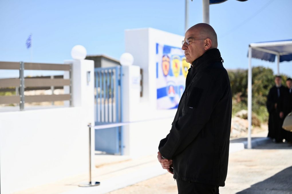 Παρουσία ΥΕΘΑ Ν. Δένδια στα εγκαίνια νέων Στρατιωτικών Οικημάτων στο Αγαθονήσι