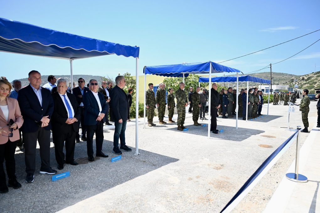 Παρουσία ΥΕΘΑ Ν. Δένδια στα εγκαίνια νέων Στρατιωτικών Οικημάτων στο Αγαθονήσι