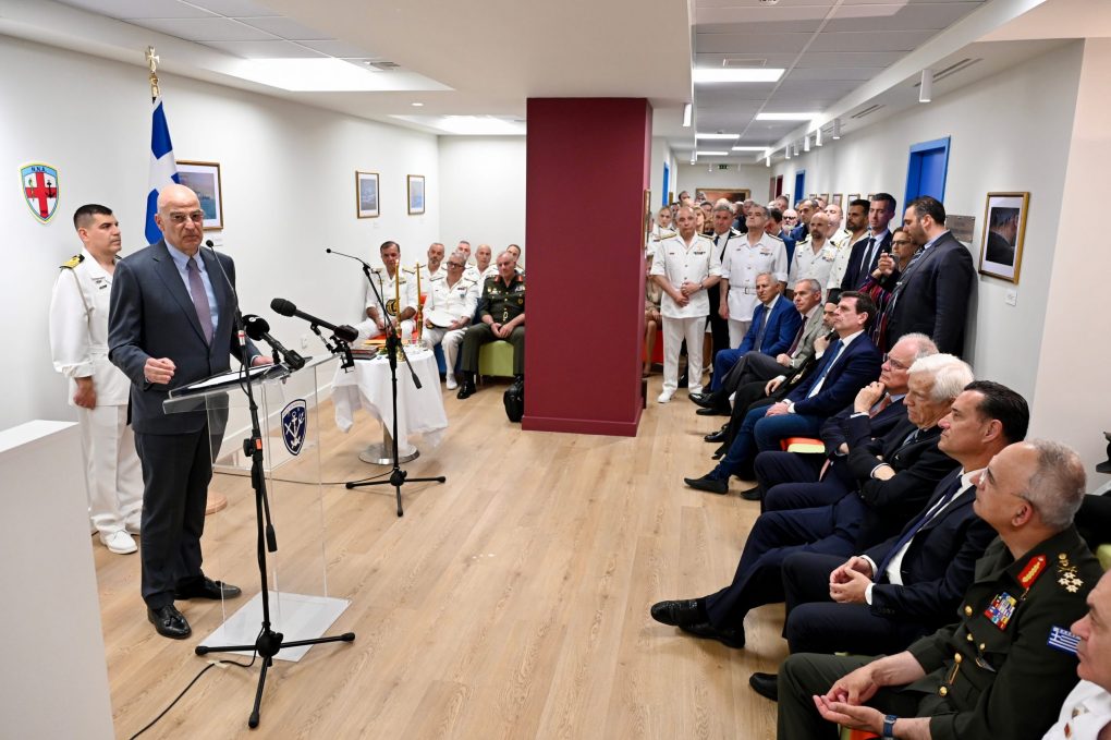 Παρουσία ΥΕΘΑ Νίκου Δένδια στα εγκαίνια της ανακαινισμένης Πτέρυγας Βραχείας Νοσηλείας του 4ου ορόφου του ΝΝΑ