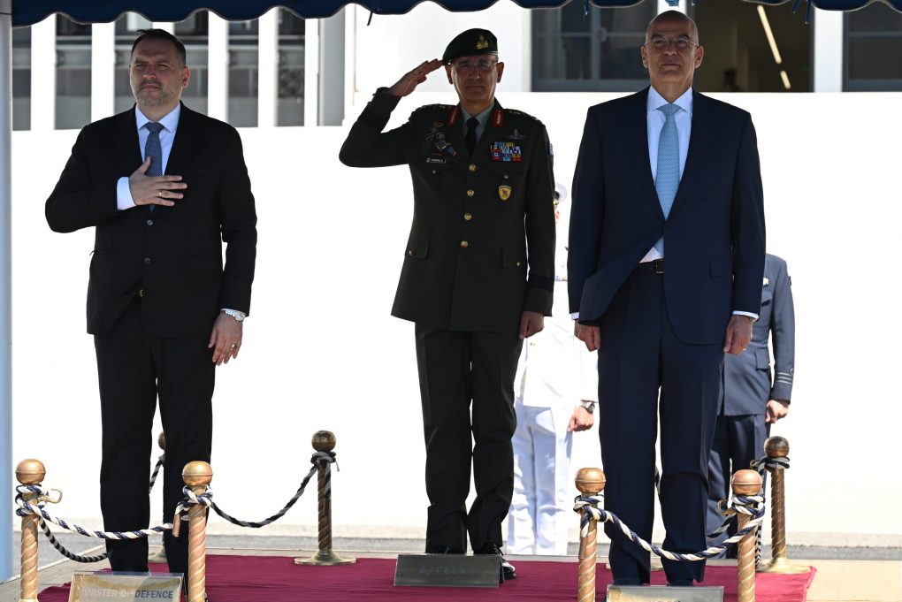 Συνάντηση του Υπουργού Εθνικής Άμυνας Ν. Δένδια με τον Υπουργό Άμυνας της Αλβανίας E. Nufi