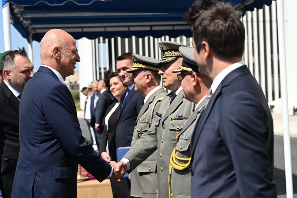 Συνάντηση του Υπουργού Εθνικής Άμυνας Ν. Δένδια με τον Υπουργό Άμυνας της Αλβανίας E. Nufi