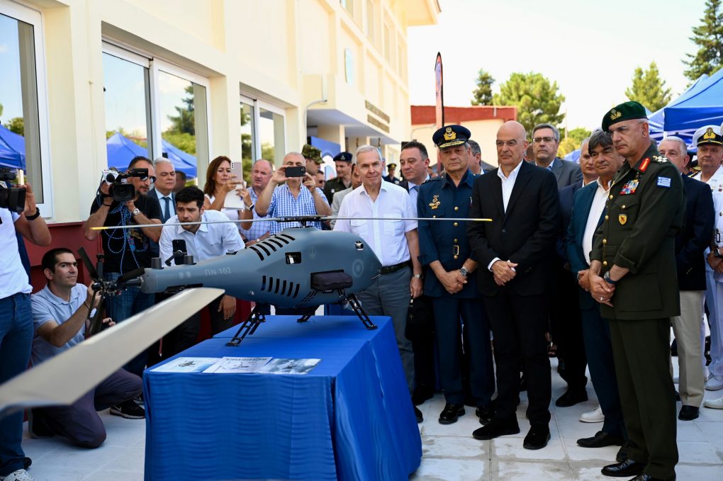 Παρουσία ΥΕΘΑ Ν. Δένδια στα εγκαίνια του Κέντρου Διακλαδικής Εκπαίδευσης στα Μη Επανδρωμένα Αεροχήματα, στην Τρίπολη