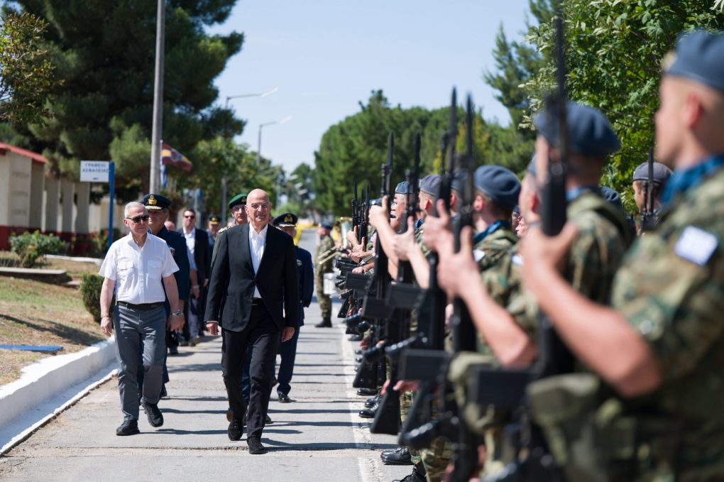 Παρουσία ΥΕΘΑ Ν. Δένδια στα εγκαίνια του Κέντρου Διακλαδικής Εκπαίδευσης στα Μη Επανδρωμένα Αεροχήματα, στην Τρίπολη