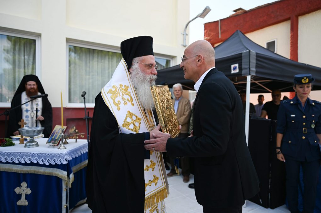 Παρουσία ΥΕΘΑ Ν. Δένδια στα εγκαίνια του Κέντρου Διακλαδικής Εκπαίδευσης στα Μη Επανδρωμένα Αεροχήματα, στην Τρίπολη