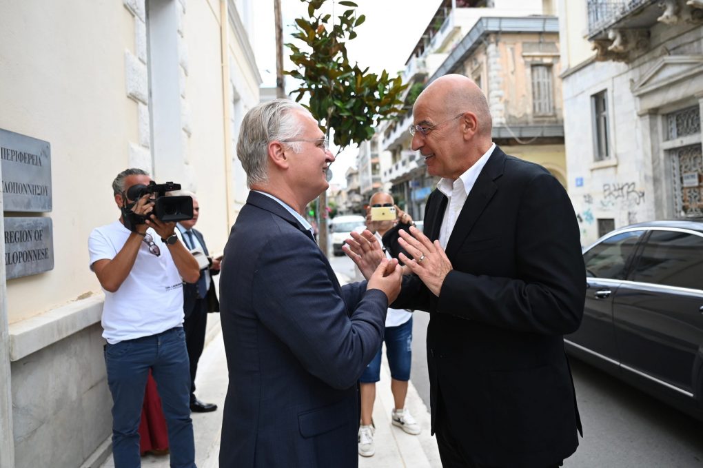 Παρουσία ΥΕΘΑ Ν. Δένδια στα εγκαίνια του Κέντρου Διακλαδικής Εκπαίδευσης στα Μη Επανδρωμένα Αεροχήματα, στην Τρίπολη