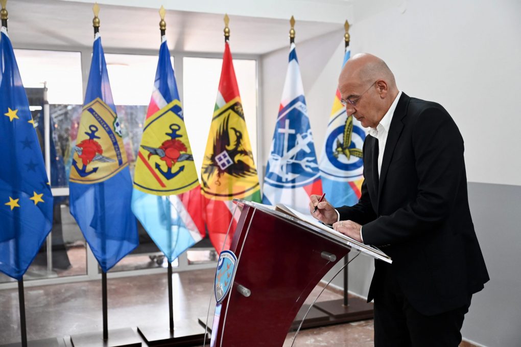 Παρουσία ΥΕΘΑ Ν. Δένδια στα εγκαίνια του Κέντρου Διακλαδικής Εκπαίδευσης στα Μη Επανδρωμένα Αεροχήματα, στην Τρίπολη