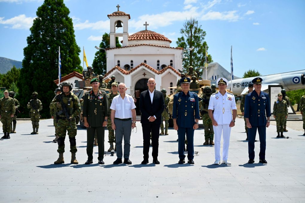 Παρουσία ΥΕΘΑ Ν. Δένδια στα εγκαίνια του Κέντρου Διακλαδικής Εκπαίδευσης στα Μη Επανδρωμένα Αεροχήματα, στην Τρίπολη