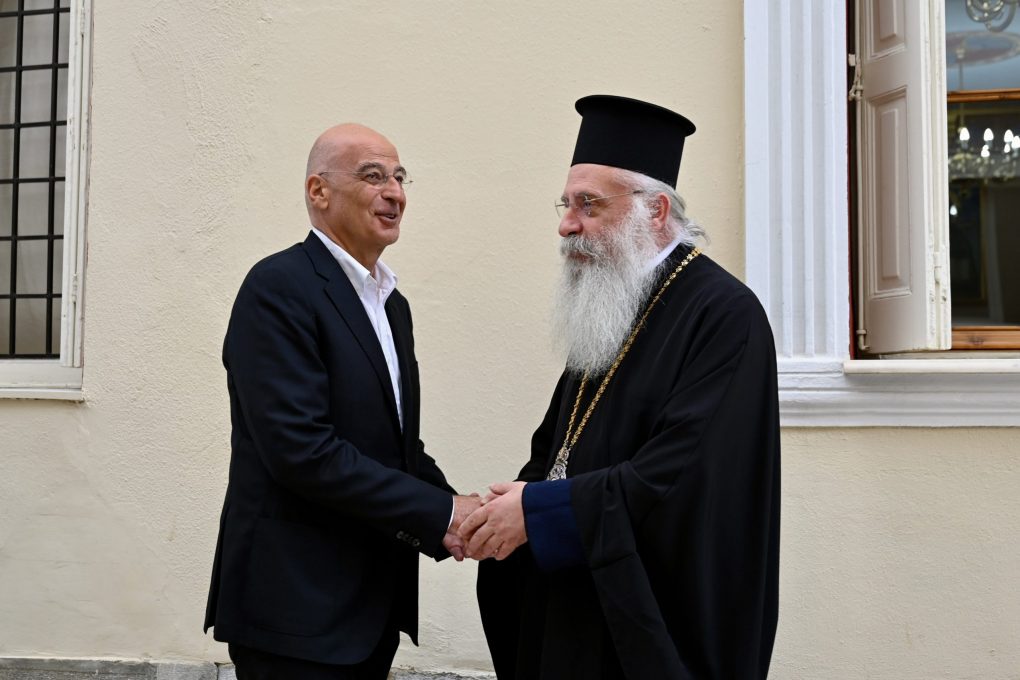 Παρουσία ΥΕΘΑ Ν. Δένδια στα εγκαίνια του Κέντρου Διακλαδικής Εκπαίδευσης στα Μη Επανδρωμένα Αεροχήματα, στην Τρίπολη