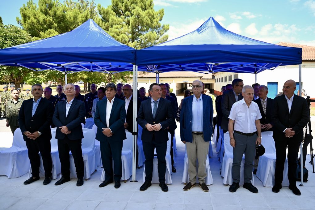 Παρουσία ΥΕΘΑ Ν. Δένδια στα εγκαίνια του Κέντρου Διακλαδικής Εκπαίδευσης στα Μη Επανδρωμένα Αεροχήματα, στην Τρίπολη