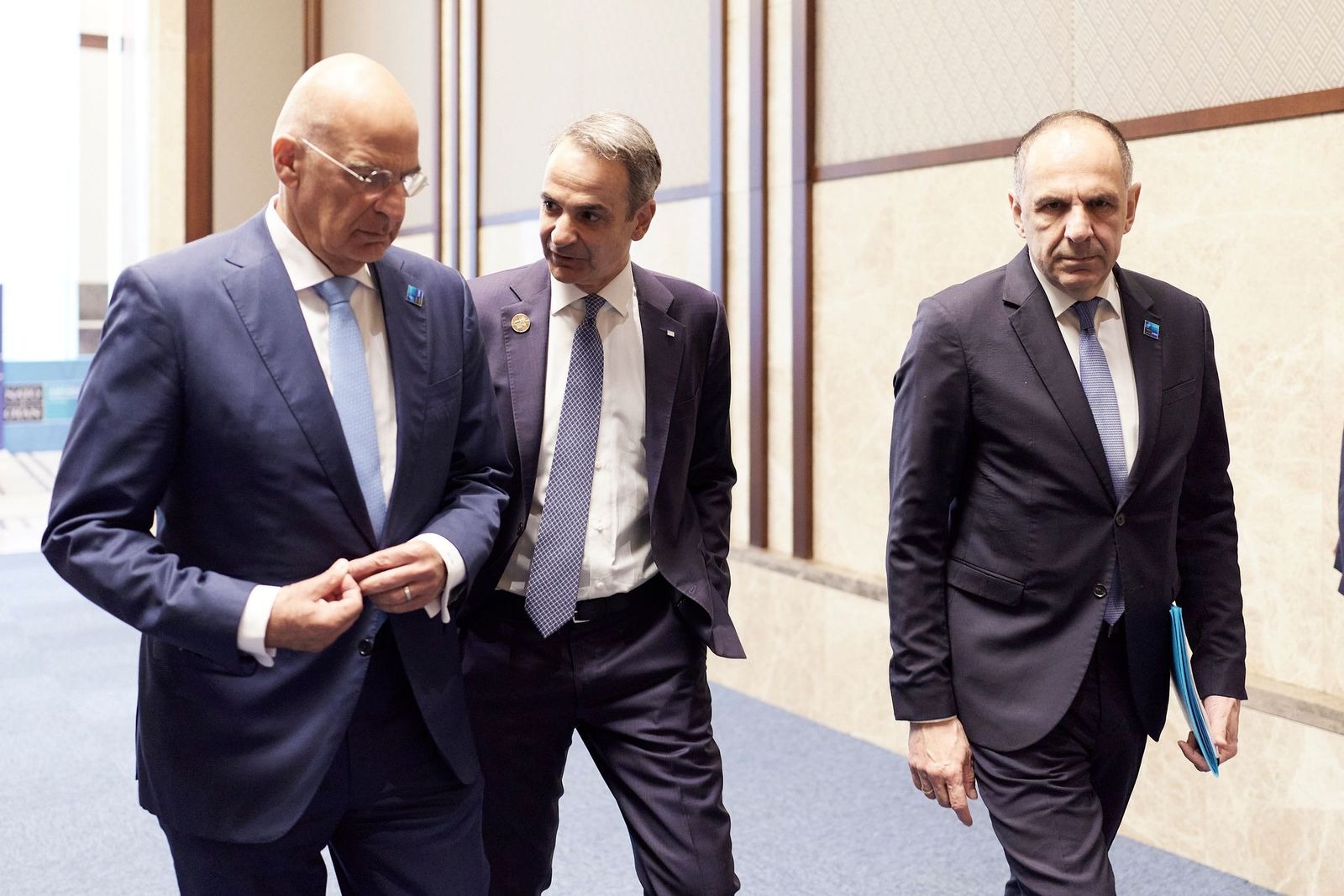 Ο ΥΕΘΑ Ν. Δένδιας συνόδευσε τον Πρωθυπουργό Κ. Μητσοτάκη στις εργασίες της Συνόδου Κορυφής του ΝΑΤΟ στην Άγκυρα