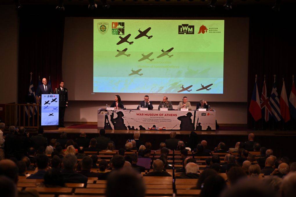 Παρουσία ΥΕΘΑ Νίκου Δένδια στο Διεθνές Συνέδριο «Δεύτερος Παγκόσμιος Πόλεμος: Ένας πόλεμος, Διαφορετικές οπτικές», στο Πολεμικό Μουσείο της Αθήνας